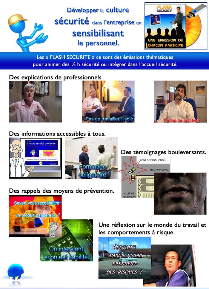 FLASH SECURITE VIDEO POUR ANIMER VOS 1/4 SECURITE OU ETRE INTEGRES A